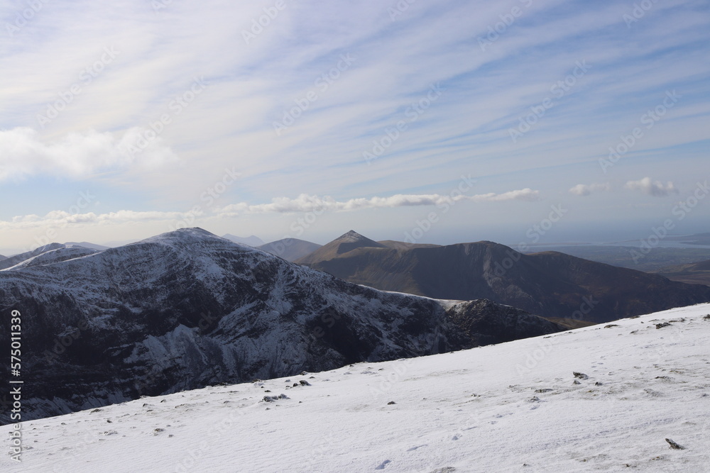 Snowdonia winter carneddau wales Snowdonia winter carneddau wales