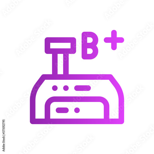 blood type gradient icon