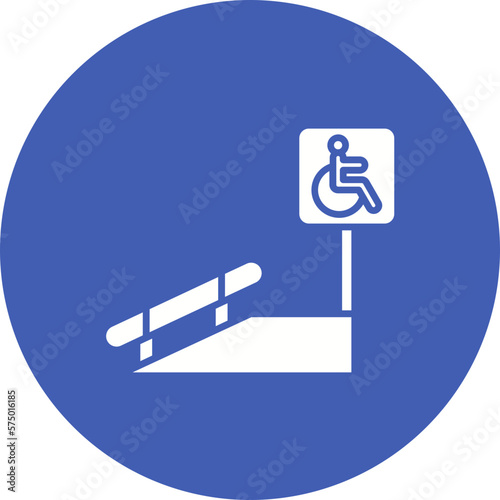 Wheelchair Ramp Icon