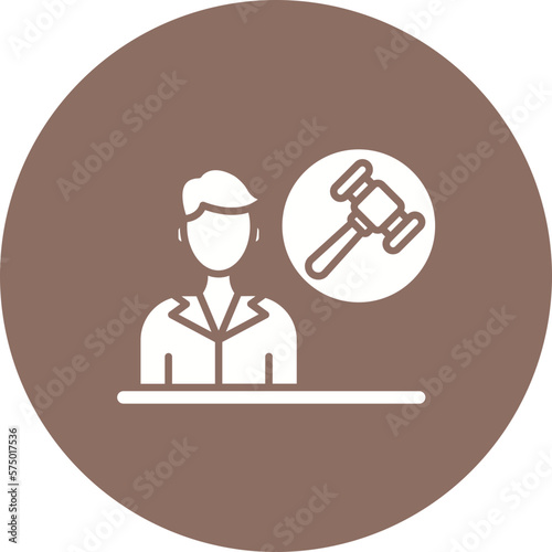 Auctioneer Male Icon