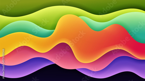 Vector abstract background with gradient color and dynamic shadow on background. Eps 10