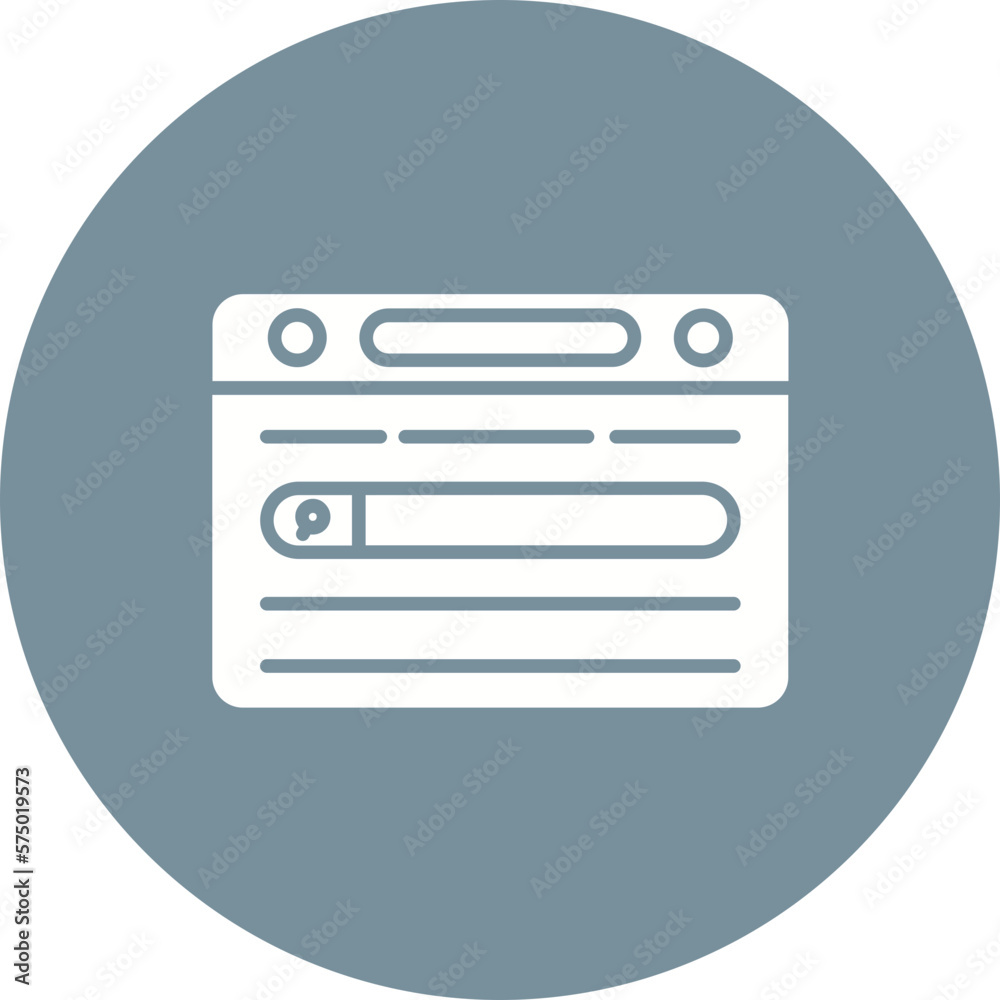 Search Engine Marketing Icon Search Engine Marketing Icon
