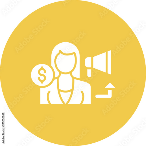 Influencer Sponsorship Icon