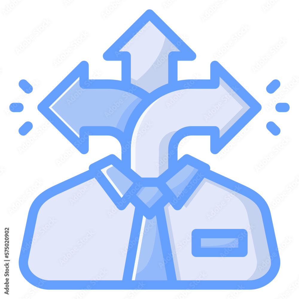 Choice icon for business, company, corporate, industry, finance and employment Choice icon for business, company, corporate, industry, finance and employment