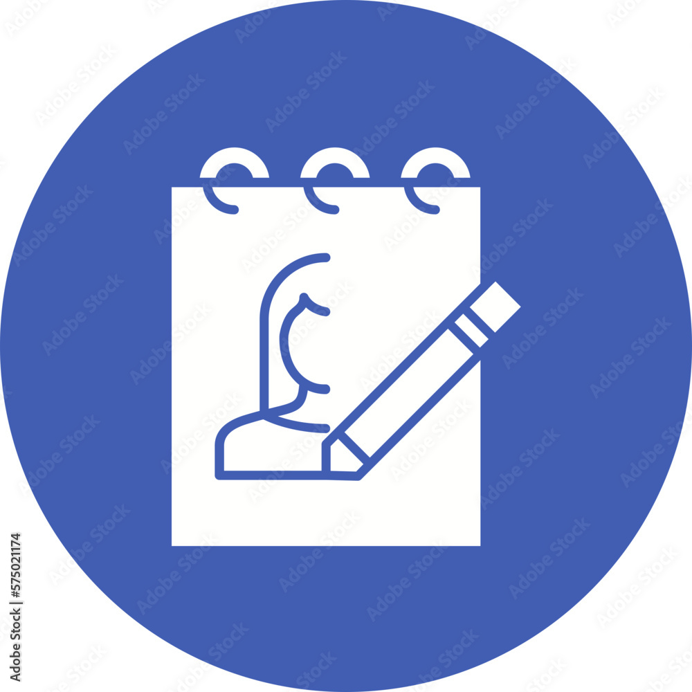 Obraz premium Sketching Icon