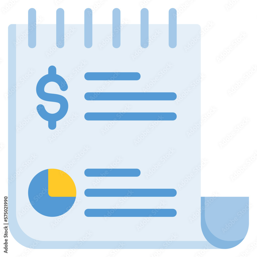 Report icon isolated useful for business, company, corporate, finance, business, money, bank, coin, exchange, currency, growth and all project design element