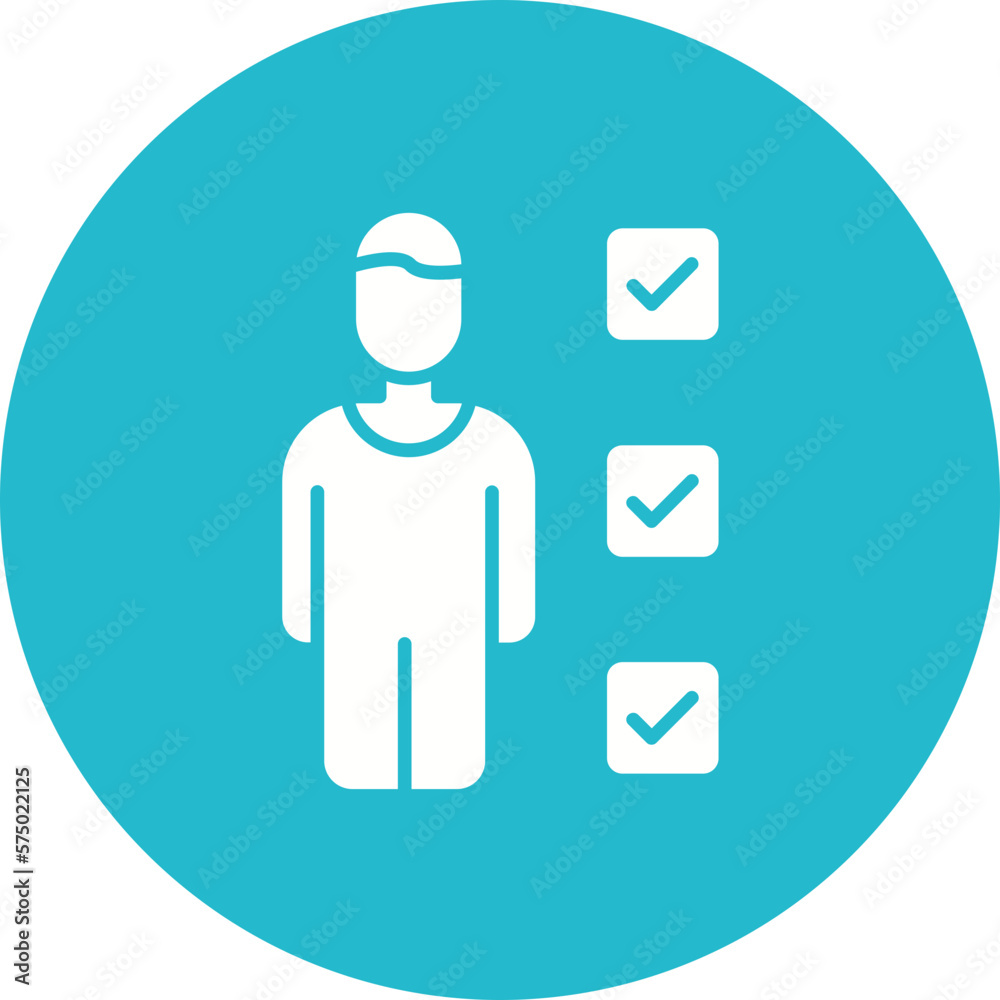 Employee Qualification Icon Employee Qualification Icon