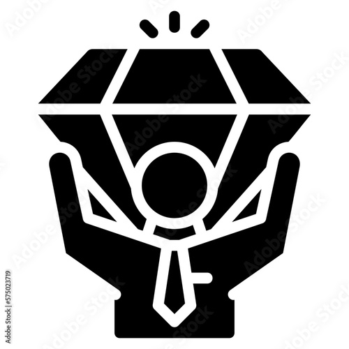 Self motivation icon isolated useful for business, company, corporate, money and finance design
