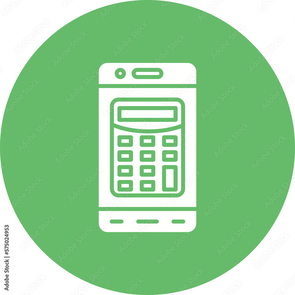 Mobile Calculator Icon Mobile Calculator Icon