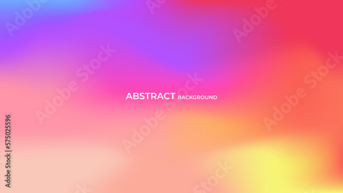 Colorful Gradient Vector Background. Optimistic colors abstract background.