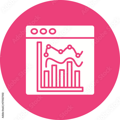 Statistical Graph Icon