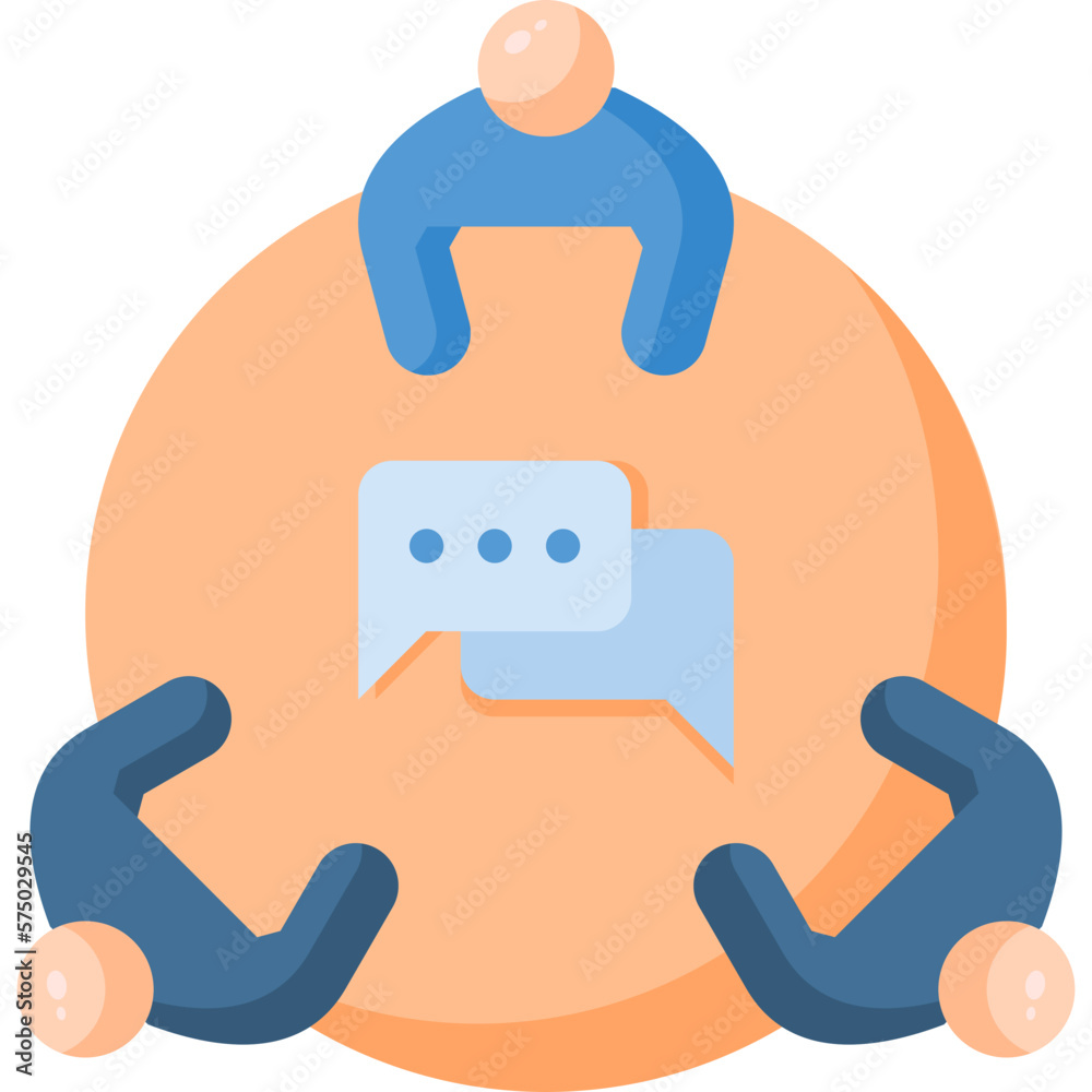 Meeting icon isolated useful for business, company, corporate, money and finance design element Meeting icon isolated useful for business, company, corporate, money and finance design element