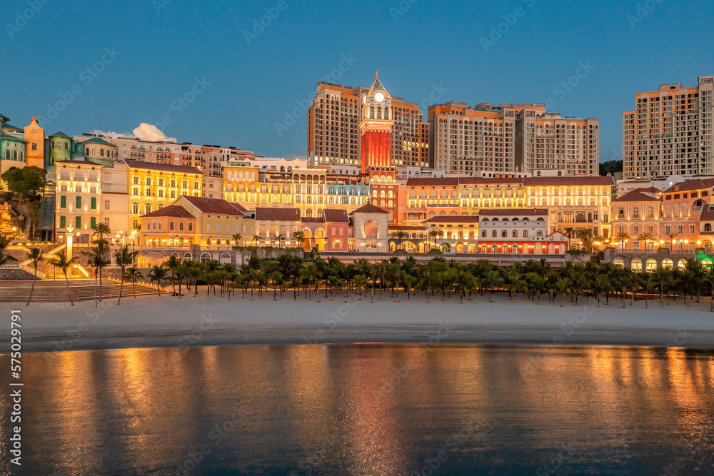 Fototapeta premium Sunset town, Phu Quoc, Vietnam