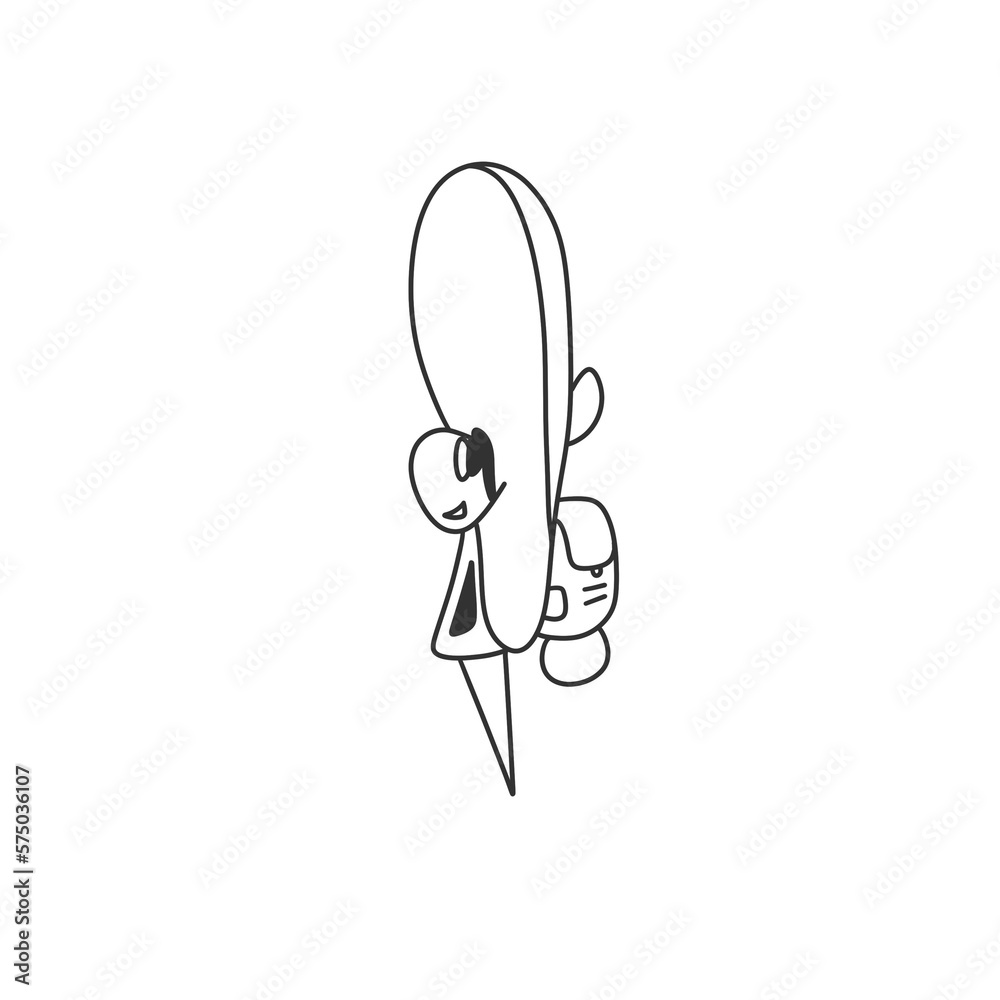 character traveler with a backpack in a hat and glasses character traveler with a backpack in a hat and glasses