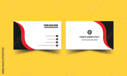 Luxury business card, Elegant business card, Vector business card and template, Clean and simple layout, Personal use business card. Double side creative business card, Vertical layout.