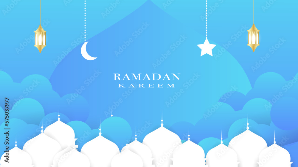 Ramadan Kareem concept banner. Vector illustration. Ramadan Kareem concept banner. Vector illustration.