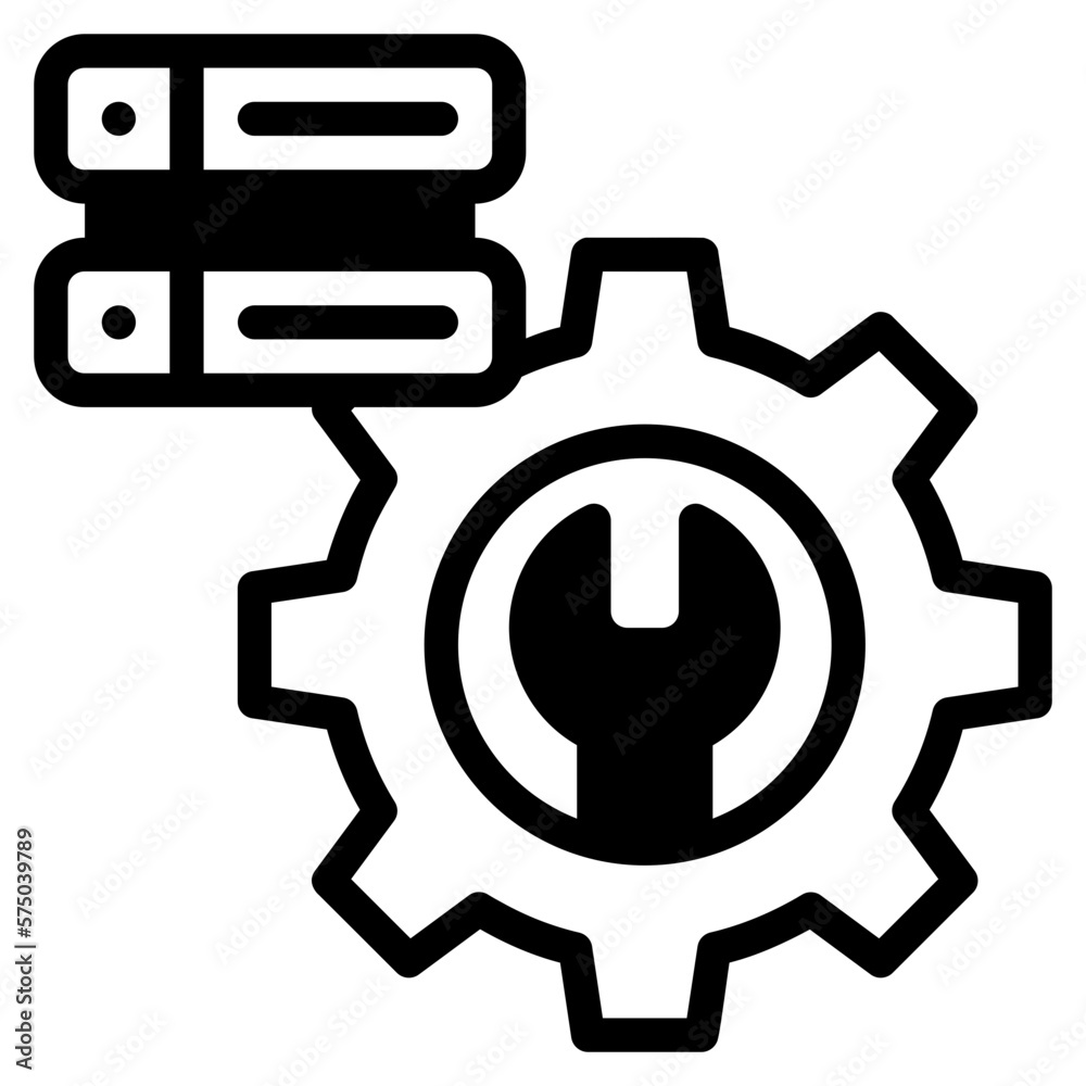 Maintenance icon isolated useful for computer, network, technology, internet, server, cloud, database and computing design element Maintenance icon isolated useful for computer, network, technology, internet, server, cloud, database and computing design element