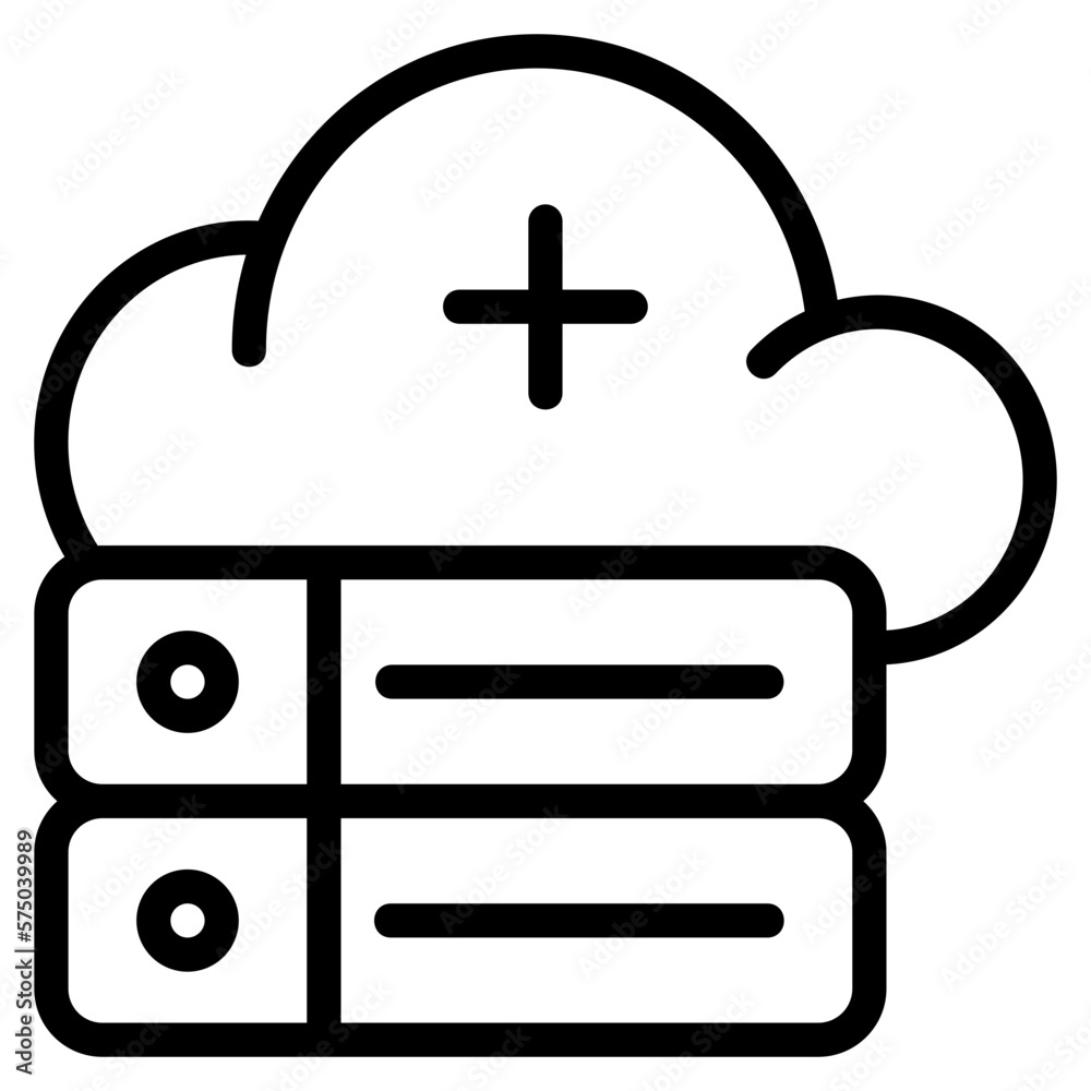 Hybrid icon isolated useful for computer, network, technology, internet, server, cloud, database and computing design element Hybrid icon isolated useful for computer, network, technology, internet, server, cloud, database and computing design element
