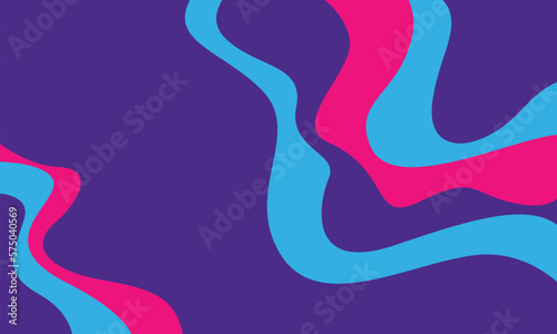 Abstract wavy background template with vibrant color. This s good for banner