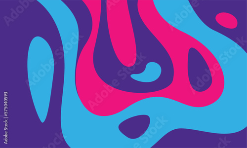 Abstract wavy background template with vibrant color. This's good for banner