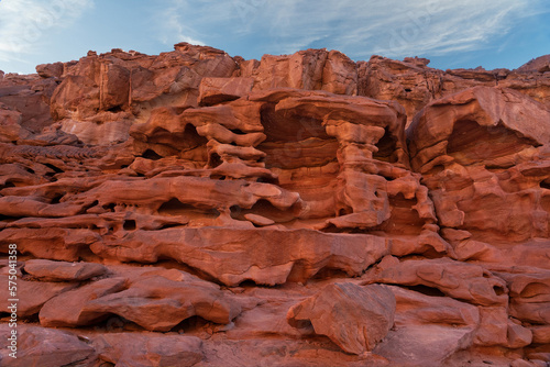 Mountain canyon landscape  Egypt  Abu Galum national park.