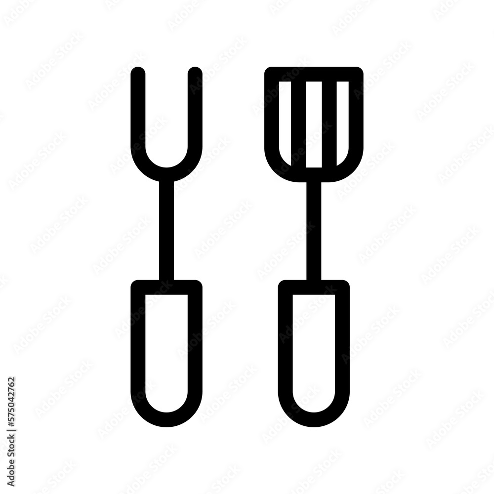 BBQ fork icon template PNG BBQ fork icon template PNG