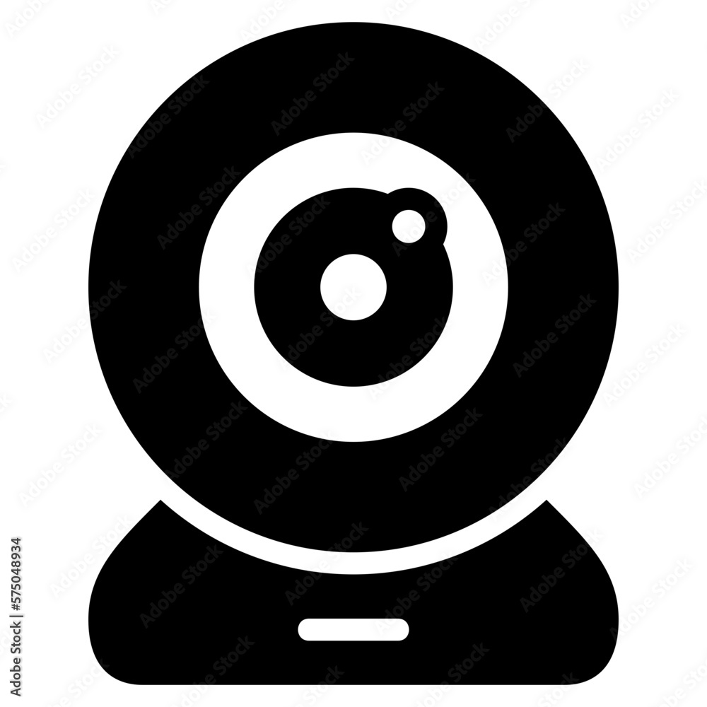 Webcam icon for elearning, online, webinar, learning, course, education and technology Webcam icon for elearning, online, webinar, learning, course, education and technology