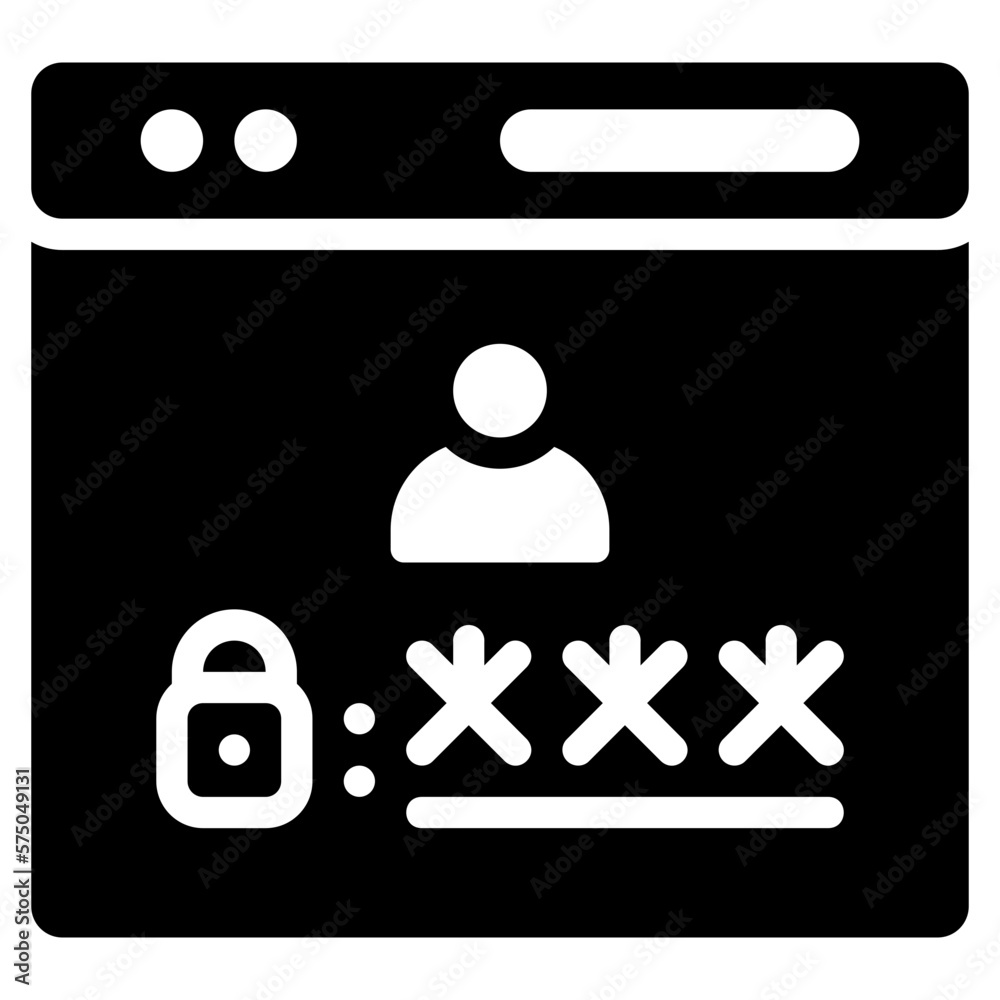 Login icon for elearning, online, webinar, learning, course, education and technology Login icon for elearning, online, webinar, learning, course, education and technology