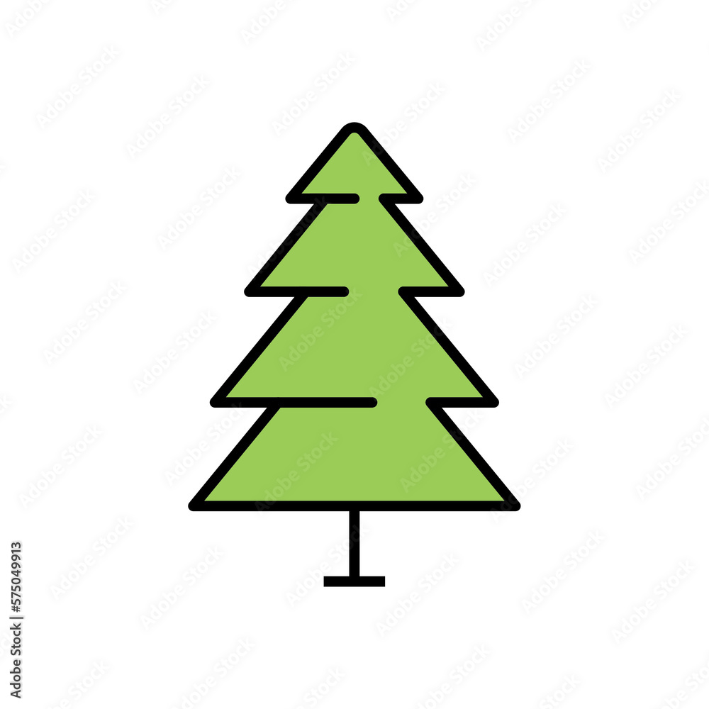 Minimal trees illustration icon. Linear tree icon Forest, park and garden symbols. Minimal trees illustration icon. Linear tree icon Forest, park and garden symbols.