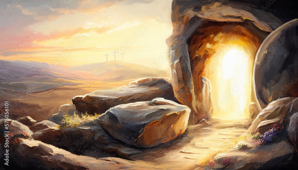 Happy Easter Empty Tomb