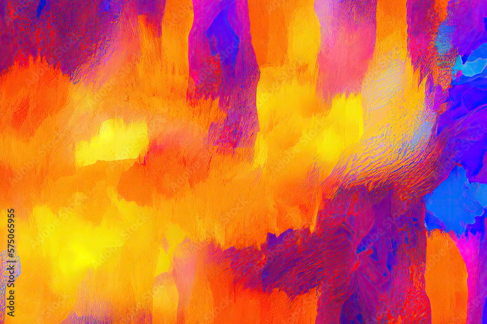 abstract colorful background in watercolor style created with Generative AI technology