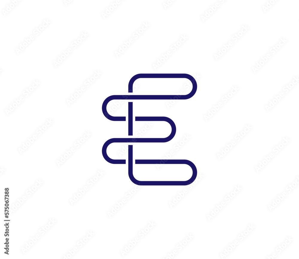 Letter E logo. Creative Modern E icon. Vector logo design template Letter E logo. Creative Modern E icon. Vector logo design template