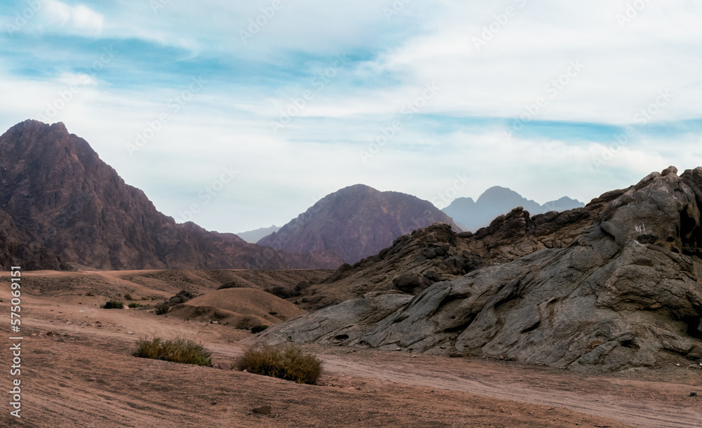 mountains in the desert Egypt