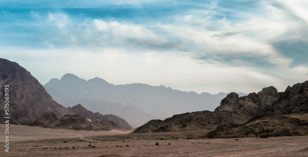 mountains in the desert Egypt