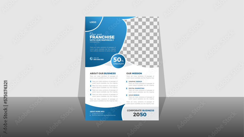 Corporate Business Flyer Design template Poster Marketing Agency ...