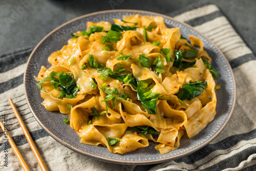 Homemade Asian Biangbiang Noodles