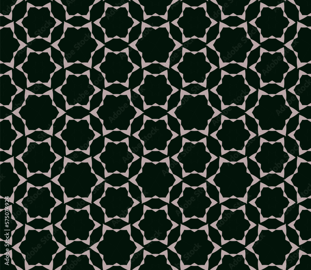 Fototapeta premium Geometric pattern. Seamless vector background. Ethnic graphic design 