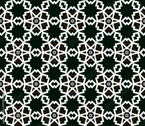Geometric pattern. Seamless vector background. Ethnic graphic design  