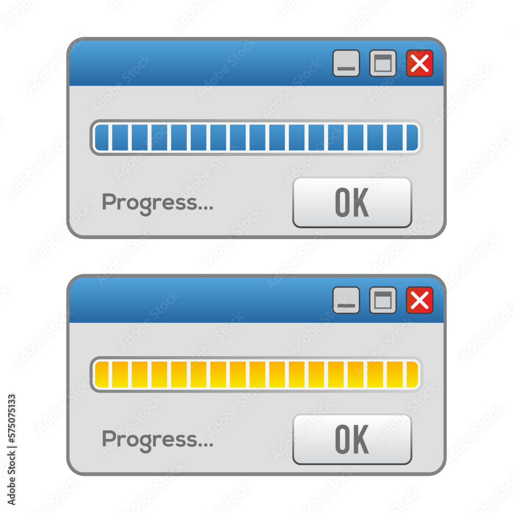 Loading Progress Bar with computer windows Loading Progress Bar with computer windows