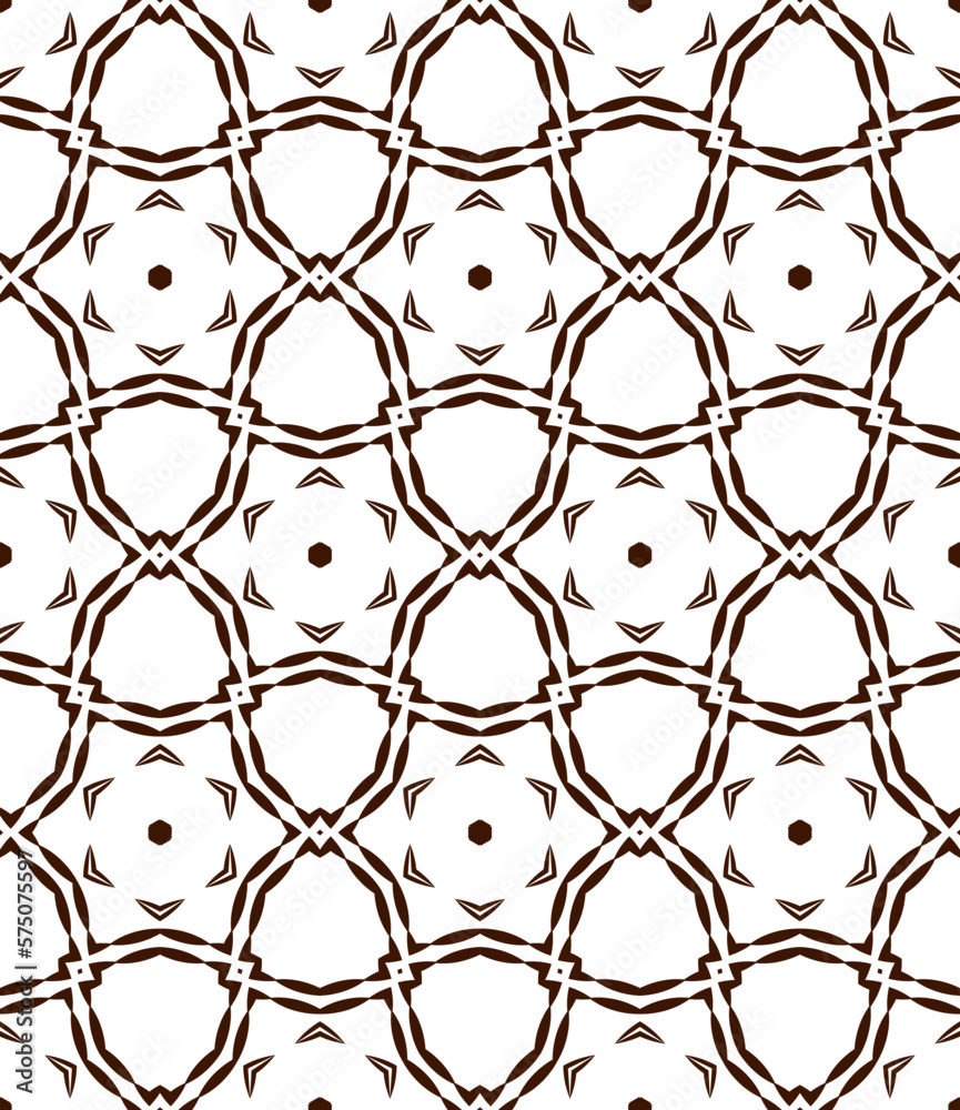 Fototapeta premium Geometric pattern. Seamless vector background. Ethnic graphic design