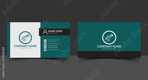 Corporate business card template design