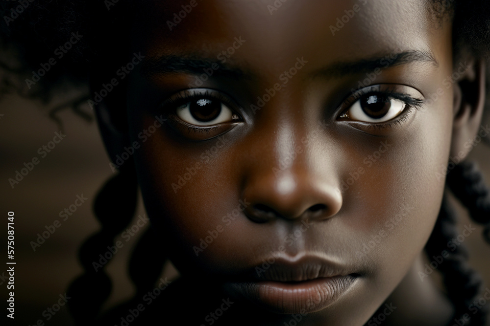 Beautiful strong black woman with nice background Generative AI Beautiful strong black woman with nice background Generative AI