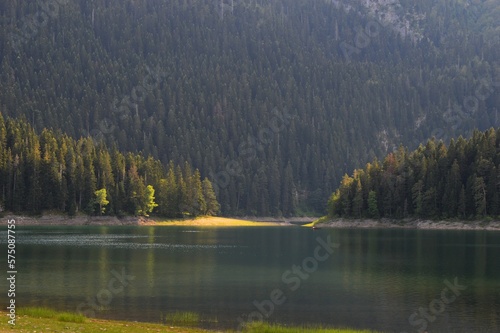 natural lake on the mountain
