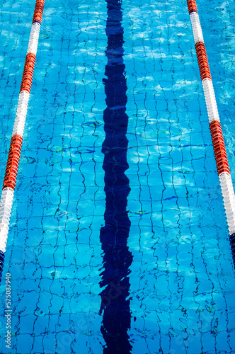 Piscina Olimpionica, vista dall'alto di una corsia photo