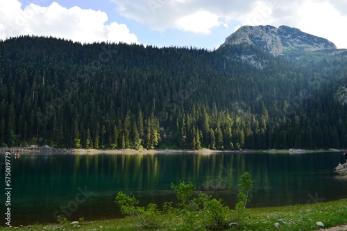 natural lake on the mountain