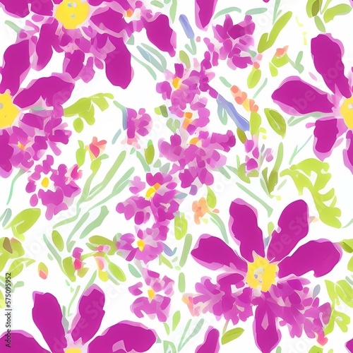 Flowers  created with generative ai technology