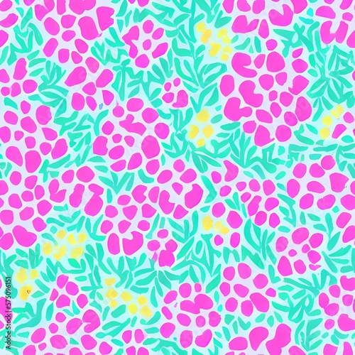Wallpaper Mural Flowers  created with generative ai technology Torontodigital.ca