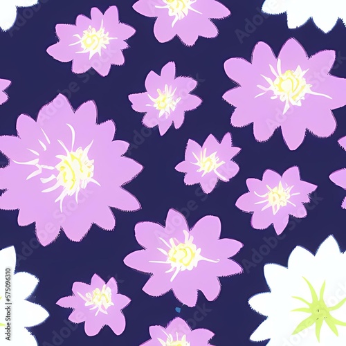 Flowers created with generative ai technology