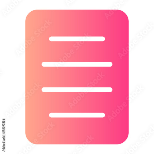 align center gradient icon