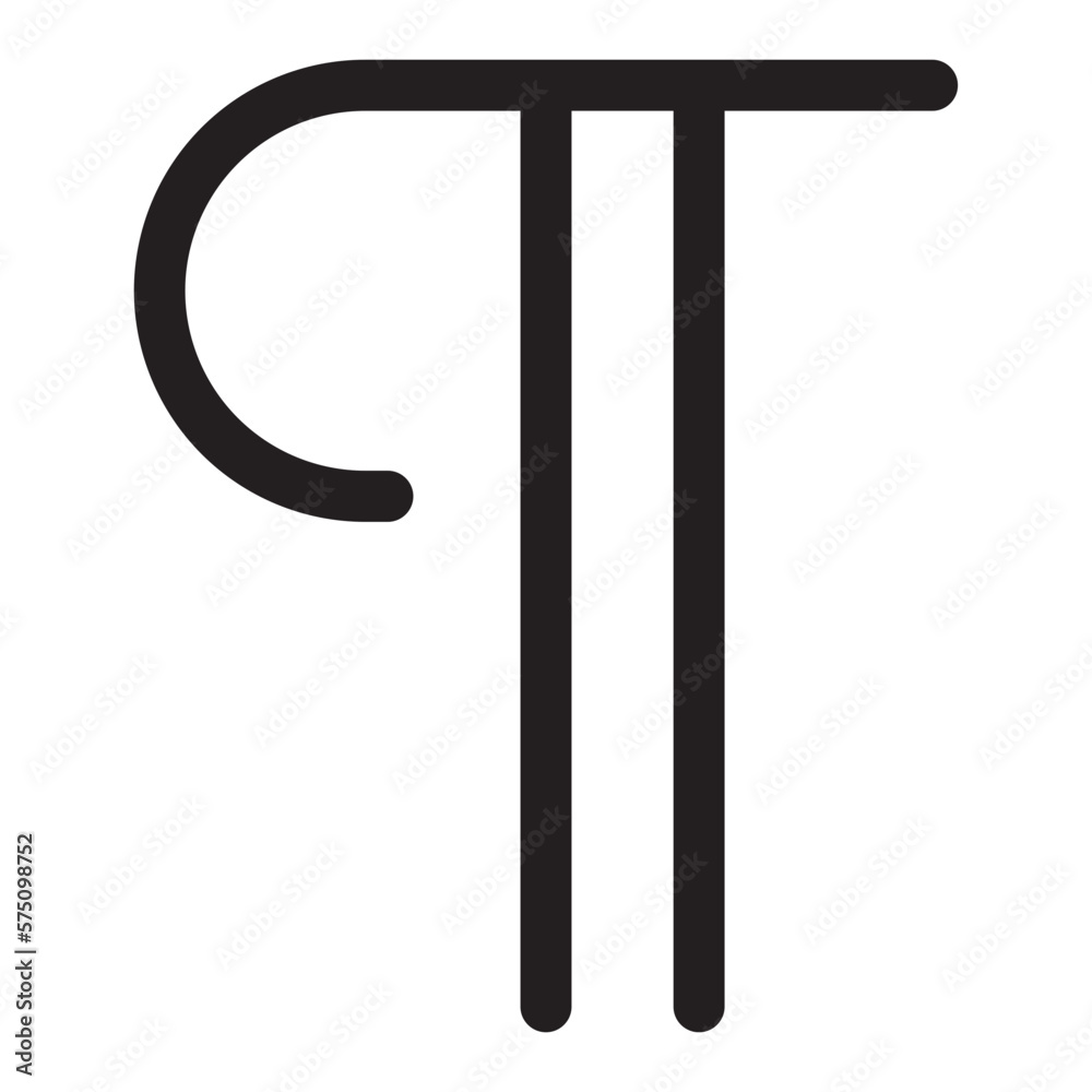 paragraph glyph icon